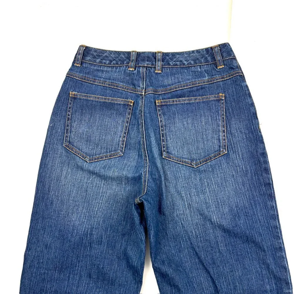 Talbots Straight Leg Women's size 6 Dark‎ Wash Blue Denim jeans